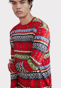 Chelsea Peers FAIR ISLE NUTCRACKER  SET - Pigiama - red