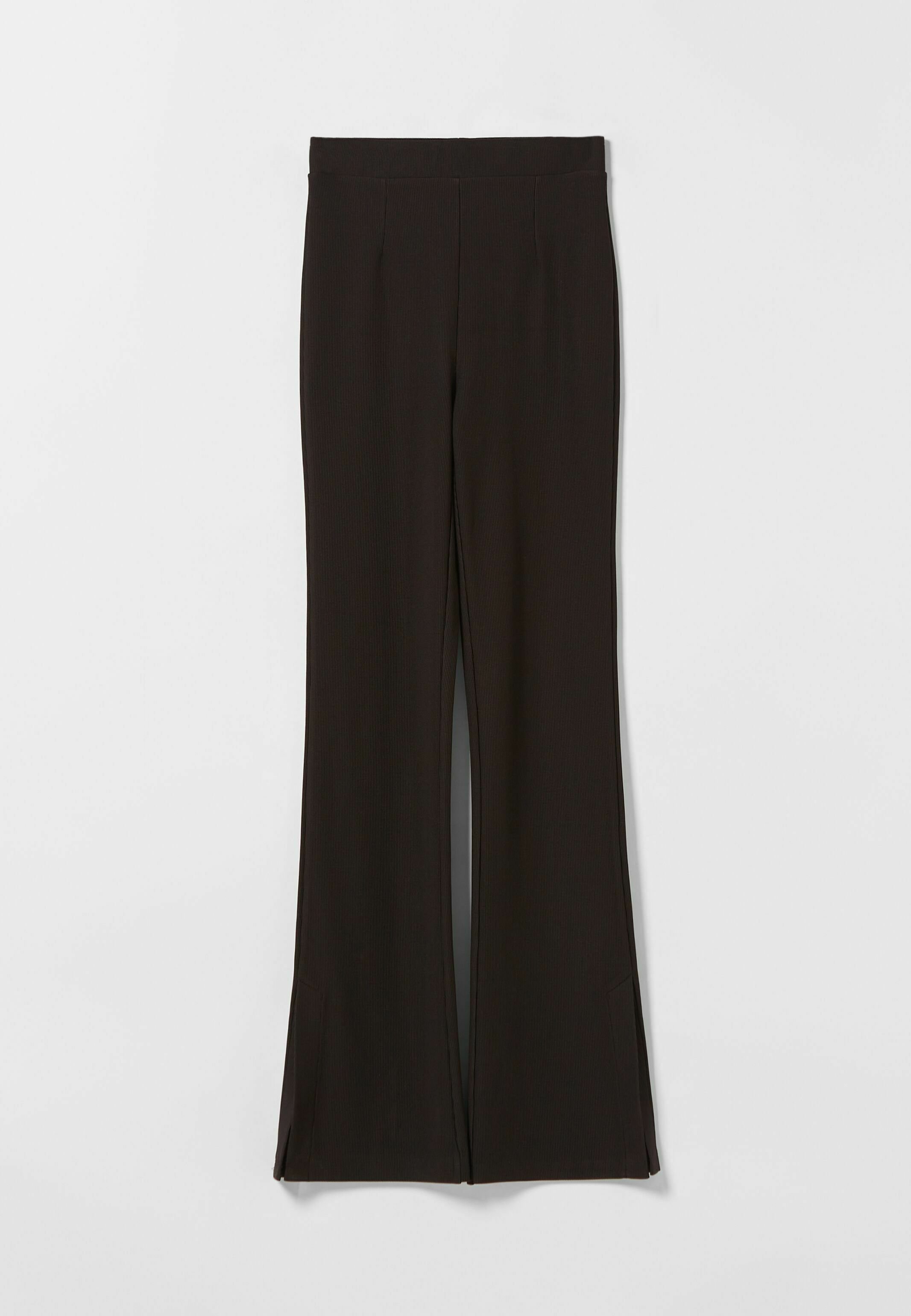 Bershka FLARED OTTOMAN - Trousers 