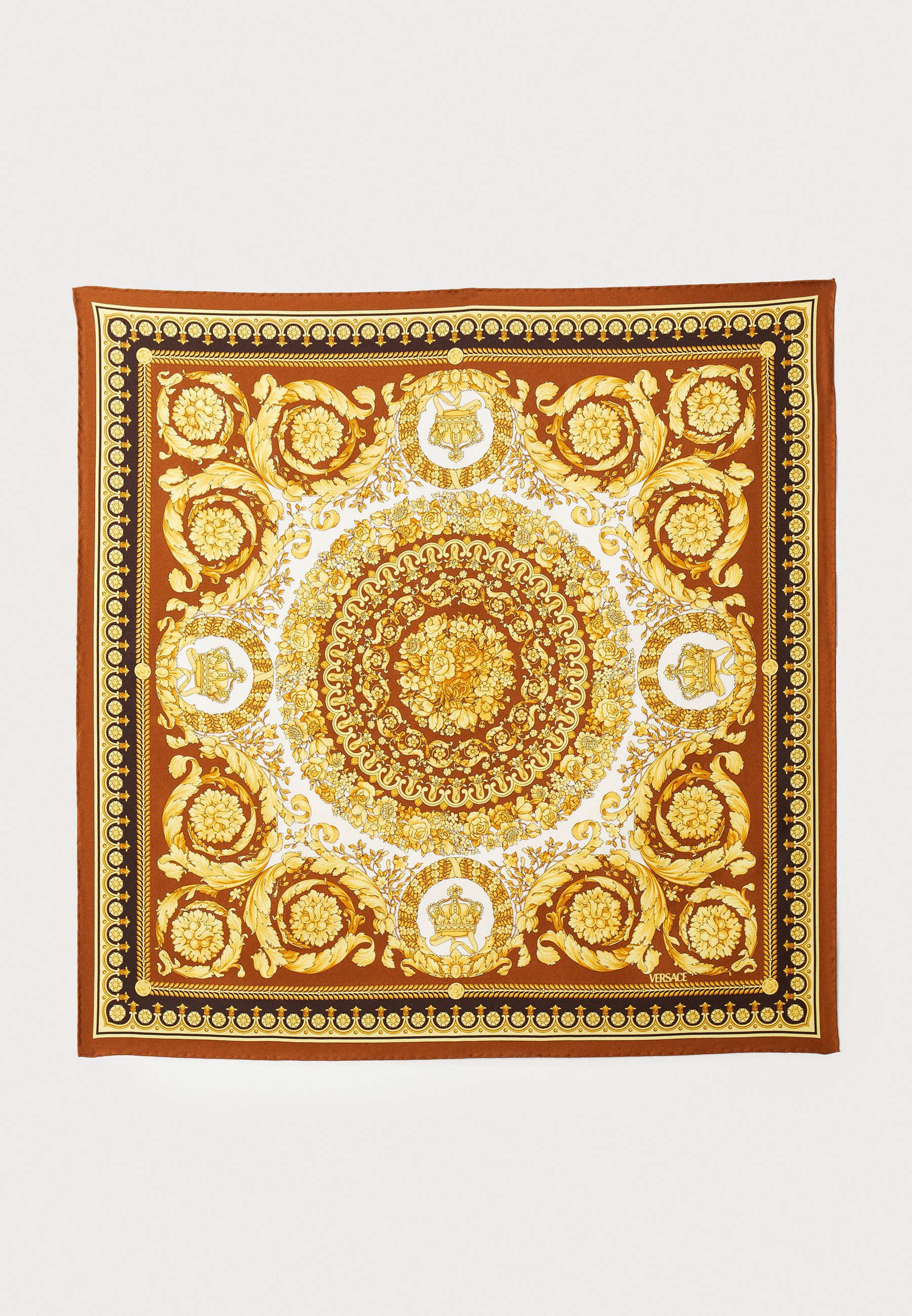 Versace FOULARD BAROCCO Foulard dark brown/spice brown