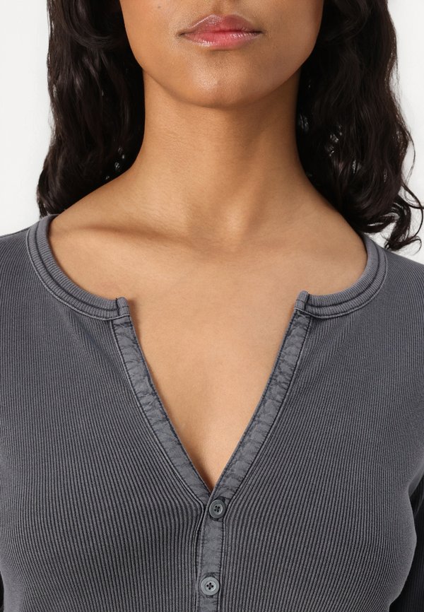 SLIM - Long sleeved top - petrol4