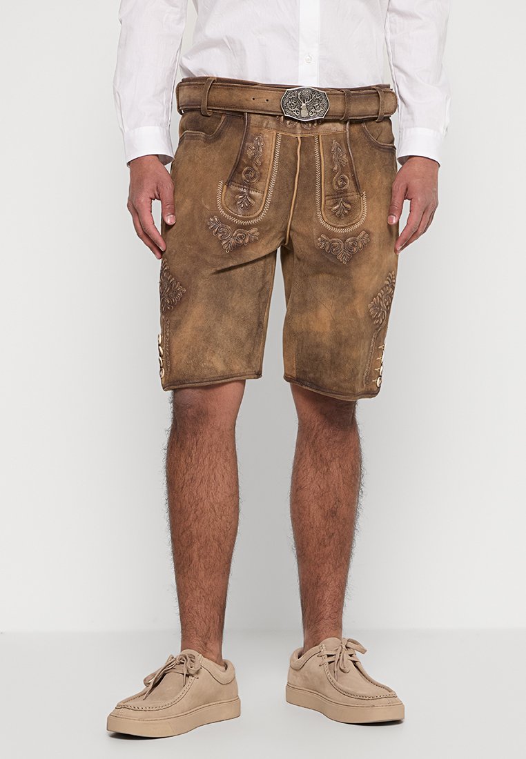 Stockerpoint Leren broek bruin Stockerpoint Leren broek bruin