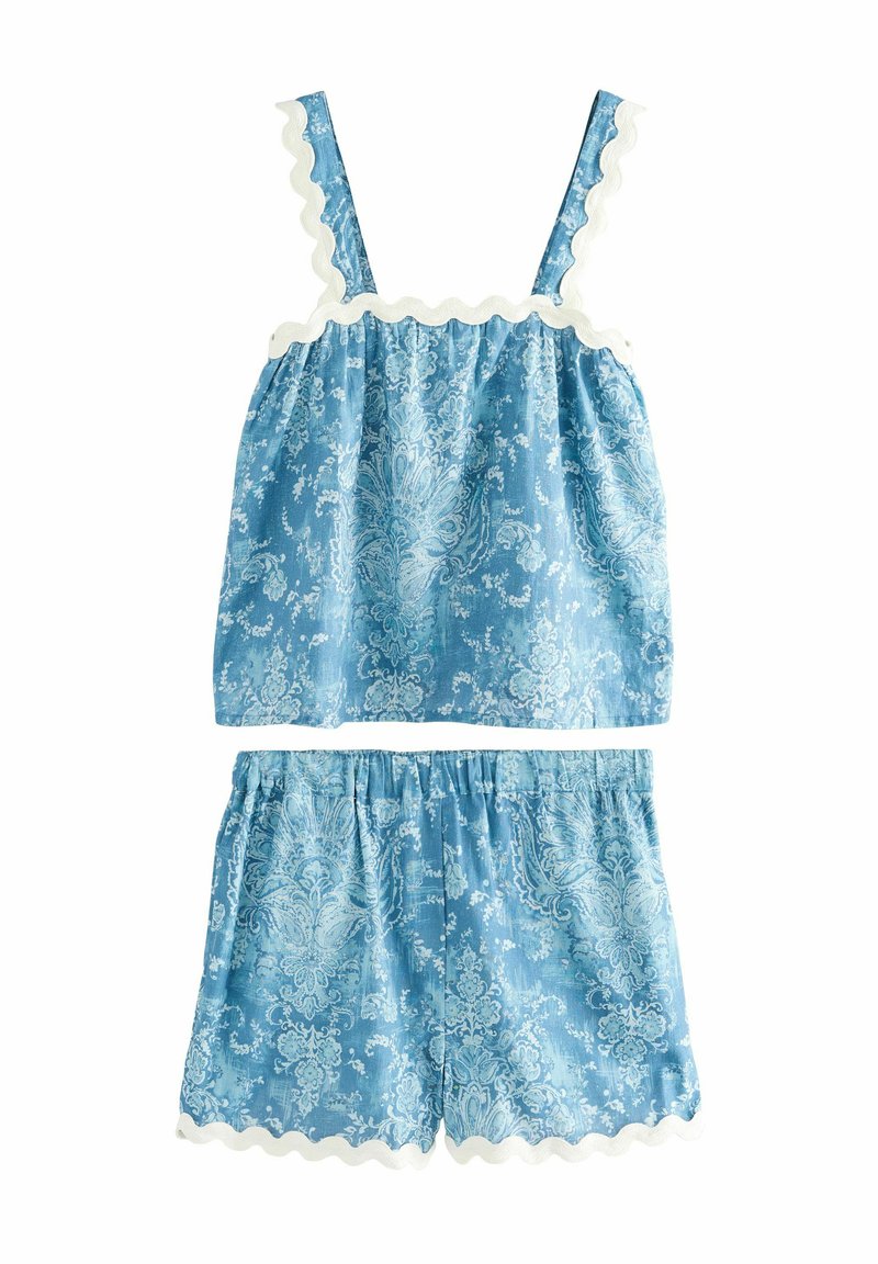 Laura Ashley REGULAR FIT - CAMI SCALLOPED SET - Pyžamová súprava - blue maddox