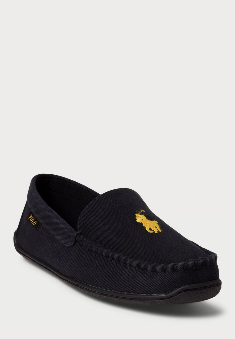 Polo Ralph Lauren Hombre Outlet Pantuflas Ralph Lauren Con Logo  Negro/Blanco Hombre Tommy Hilfiger Hombre Zapatillas