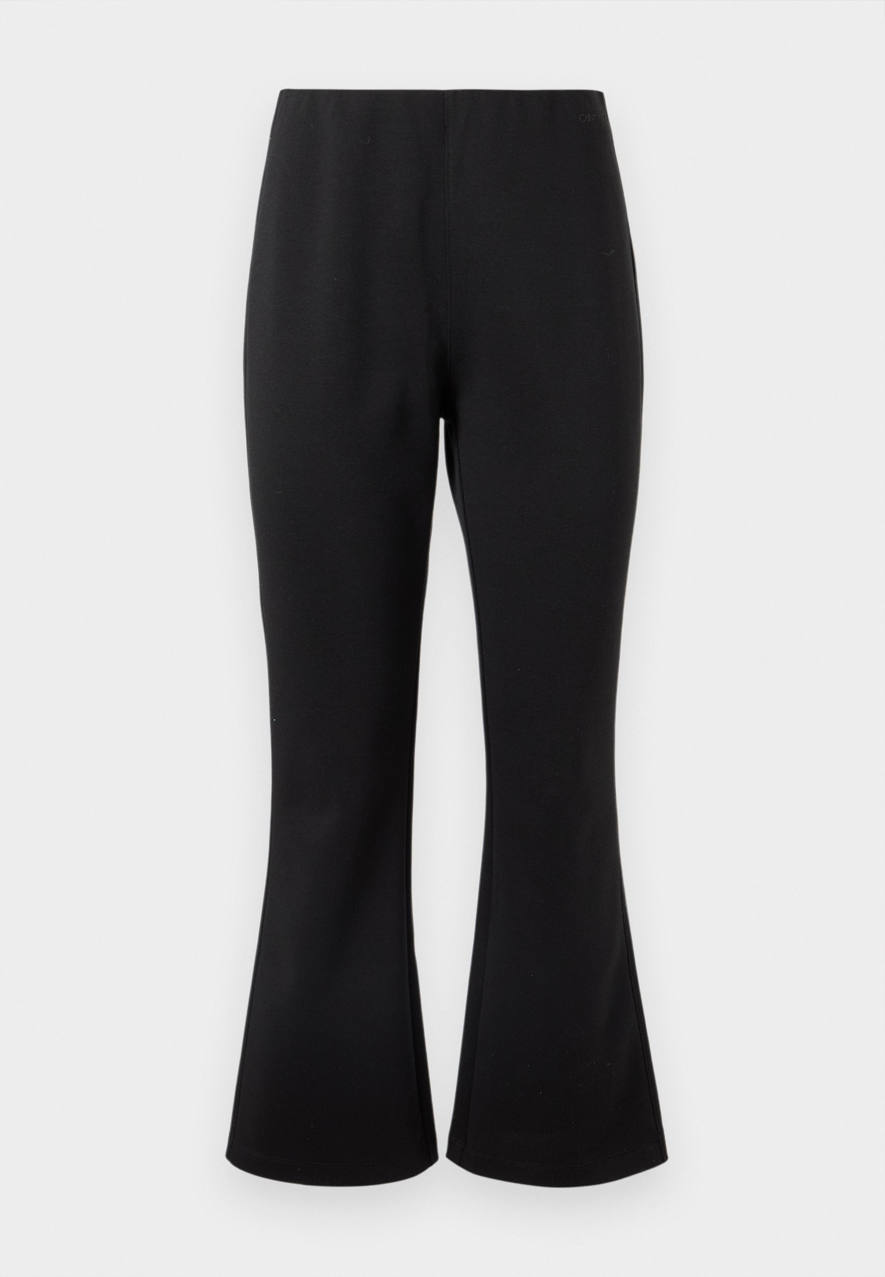 Calvin Klein SPACER FIT FLARE PANT - Kalhoty - black