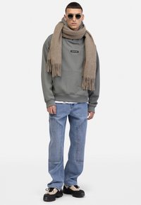 Redefined Rebel OLIVER HOOD BOXY FIT - Mikina - agave green