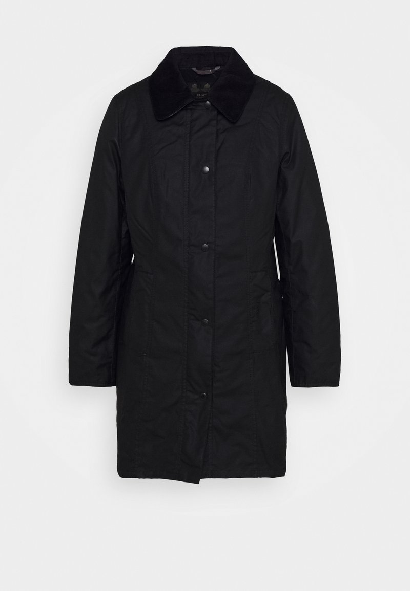 Barbour Halflange jas zwart Barbour Halflange jas zwart