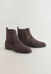 REGULAR FIT - Stivaletti - new chocolate brown suede