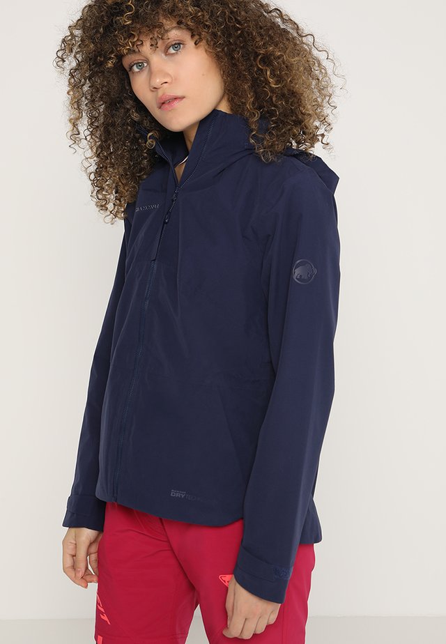 TROVAT HOODED JACKET WOMEN - Regenjacke / wasserabweisende Jacke - peacoat