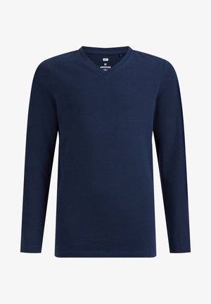MET V-HALS - Top dugih rukava - blue