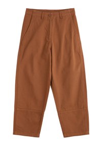 PAINTED FORMS - Hlače - brown dark flax