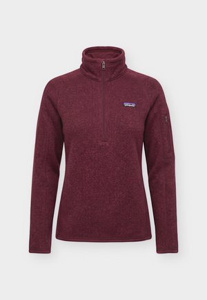 Patagonia, BETTER SWEATER 1/4 ZIP - Flísový sveter - berry fig