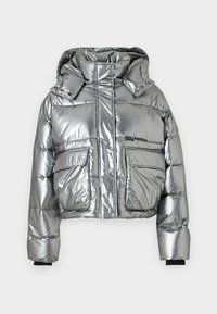 SHINY PUFFER - Vinterjakker - metallic grey