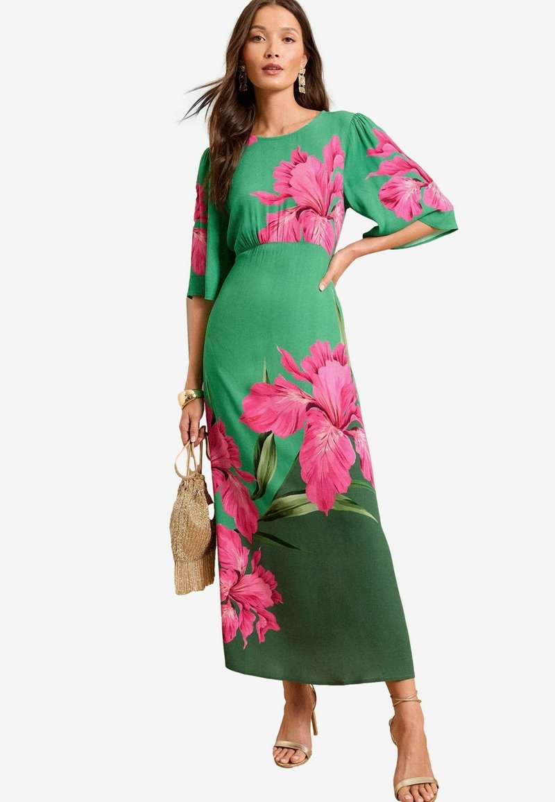 Love & Roses Dnevna haljina - green floral