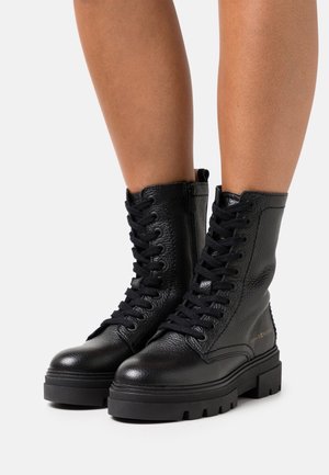 Tommy Hilfiger, Bottines à plateau - black