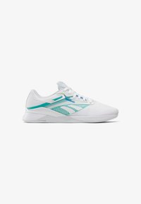 No seleccionado, footwear white unleashed green kinetic blue