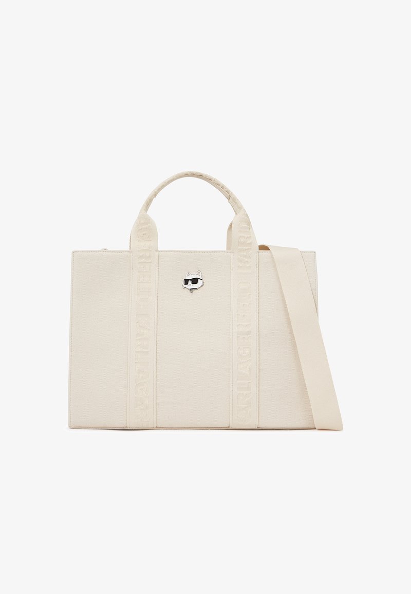 Choup KARL LAGERFELD IKON CHOUP PIN SQUARE - Bolso shopping - off white/crema ...