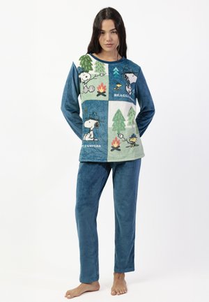 MANGA LARGA BEAGLE SCOUT SET - Conjunto de pijama - azul