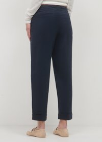 Calliope CON CINTURA - Chino - blu notte