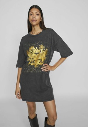 VILA KURZ - Vestido ligero - black beauty