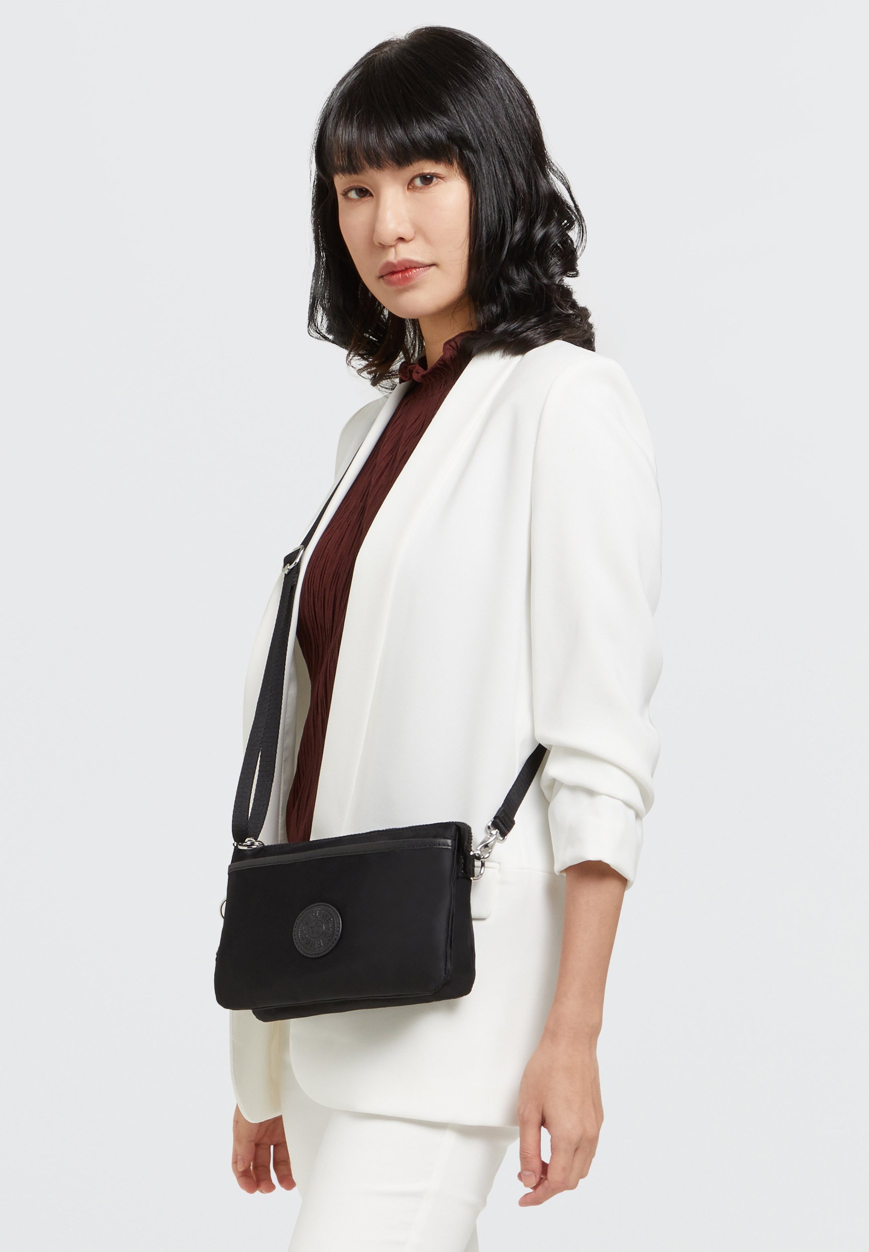 Petit Sac Bandoulière Kipling Ririri - Nylon Noir - Femme - Occasion