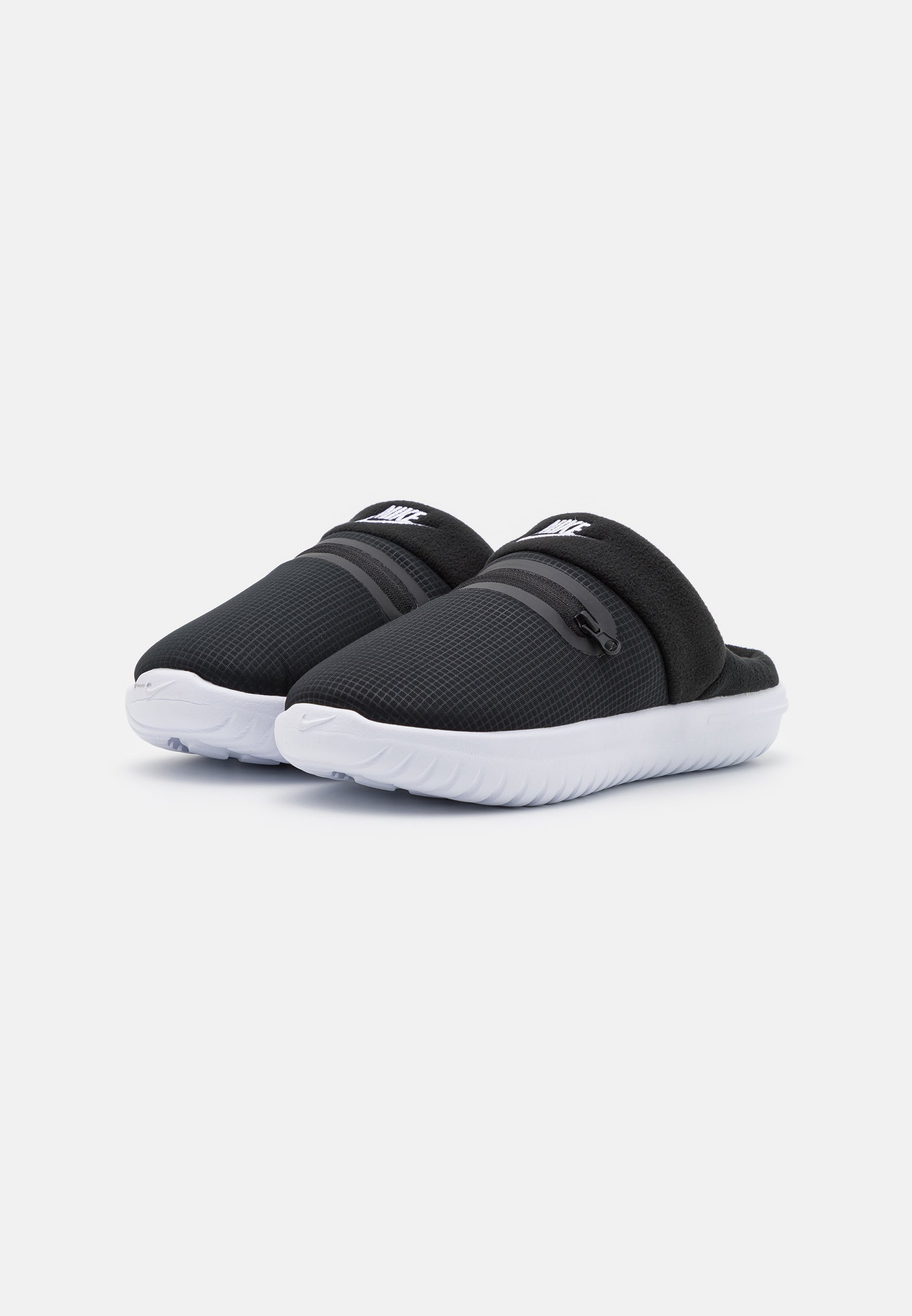 Nike Sportswear BURROW - Muiltjes - black/white/Zwart - Zalando.nl
