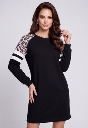 faina, Gebreide jurk - black