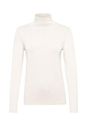 Soaked in Luxury, SLHANADI ROLLNECK LONG SLEEVE - Long sleeved top - whisper white