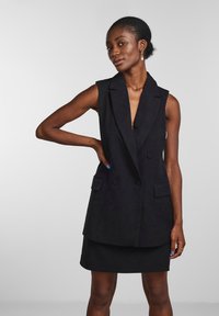 YAS - YASLOUI WAISTCOAT - Smanicato - black Immagine in miniatura 1