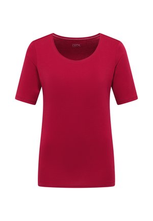 UNIFARBE - T-shirt basic - rot