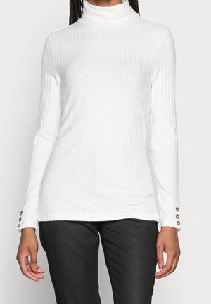 Langærmet T-shirt - off-white
