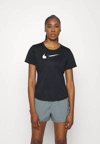 Nike Performance RUN - T-shirts print - black/white