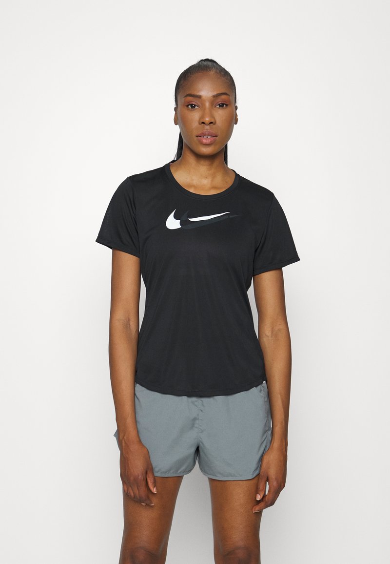Nike Performance RUN - T-shirts print - black/white