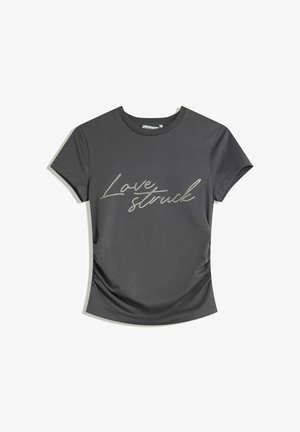 Majica kratkih rukava s printom - blue-grey