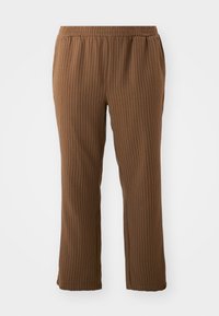 CARPINNY PULL UP PANTS - Hlače - black coffee/cloud dancer