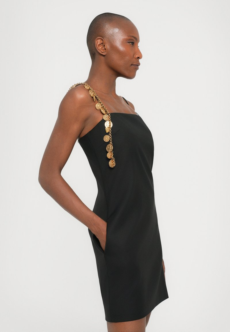moschino cocktail dress 1994 Spring-Summer Moschino Cocktail Sequin "Peace" Sign Dress Annie's Ibiza Online