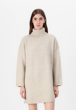 Aware VMGEMMA ROLL NECK DRESS - Jumper dress - plaza taupe