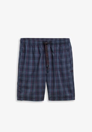TOM TAILOR, TOM TAILOR UNTERWÄSCHE BOXERSHORTS MIT KAROMUSTER - Bas de pyjama - blue dark check