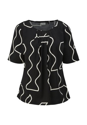 s.Oliver BLACK LABEL, Print T-shirt - schwarz