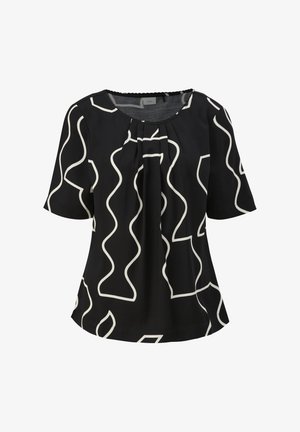 s.Oliver BLACK LABEL, Print T-shirt - schwarz