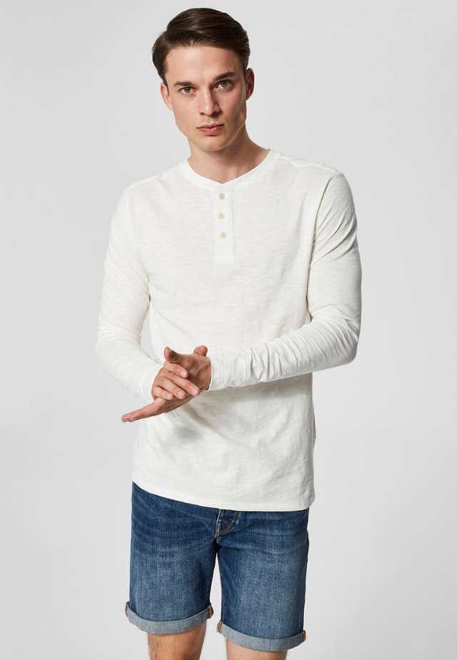 Long sleeved top - bone white