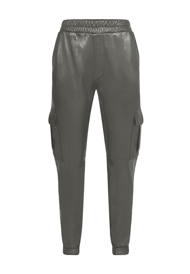 Oakwood Leren broek kaki