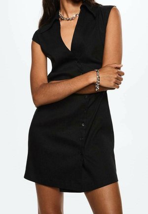 Shirt dress - black