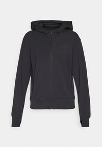 HOODIE - Sweater met rits - black