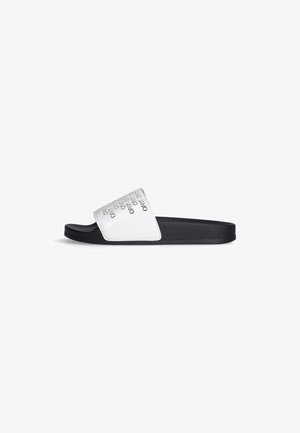 Mules - white black