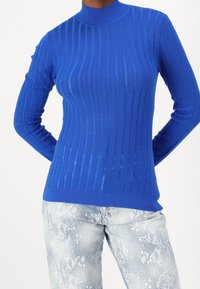 BOSS Stickad tröja - blue