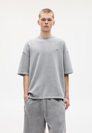 PULL&BEAR SHORT SLEEVE - T-Shirt basic - grey