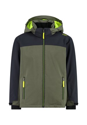 SNAPS HOOD - Skidjacka - e olive