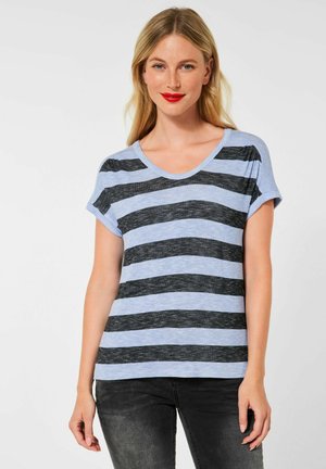 Print T-shirt - blau