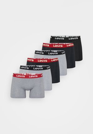 MEN REPEAT 6 PACK - Bokserbriefs - middle grey melange/black