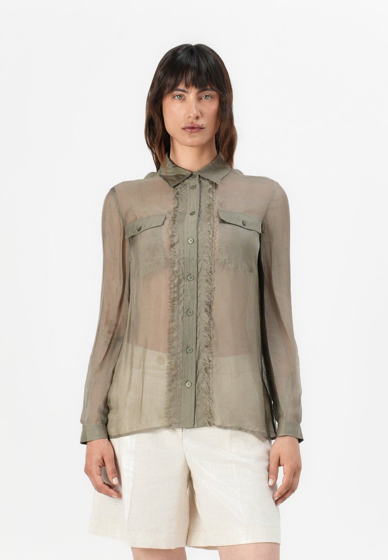 RIANI Overhemdblouse olijfgroen